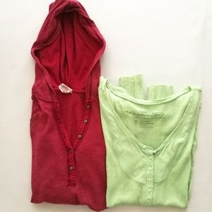 2/$10 Long sleeve thin pullovers